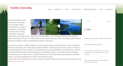 Desktop Screenshot of healthycascobay.org